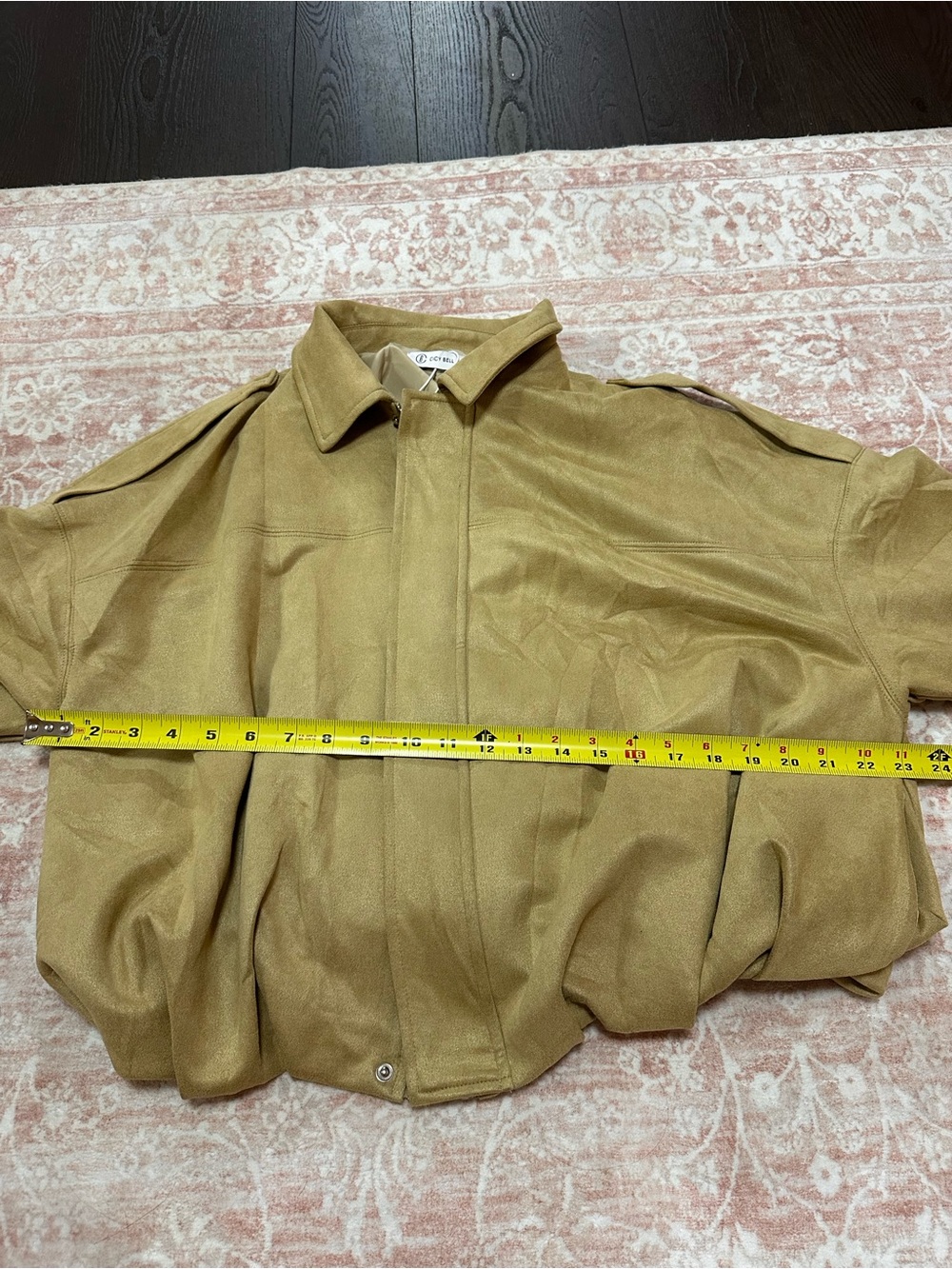 NWT 🤎 Suede Bubble Oversized Jacket - Picture 11 of 14